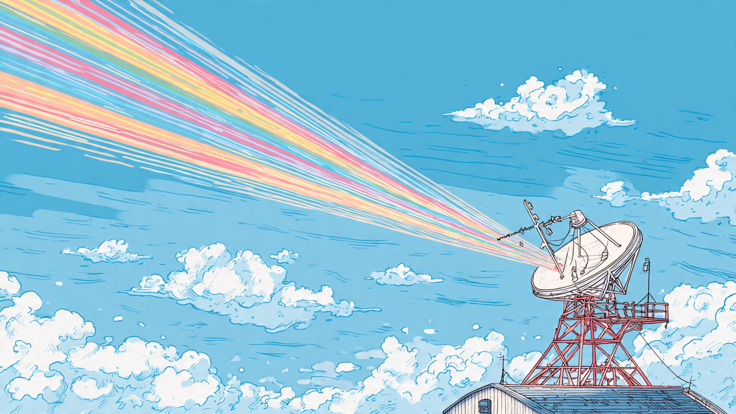 Yagi antenna cartoon